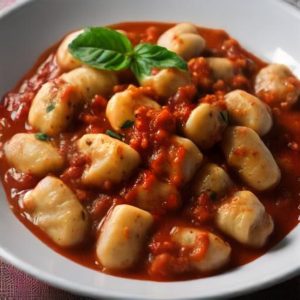 Gnocchi With Sauce