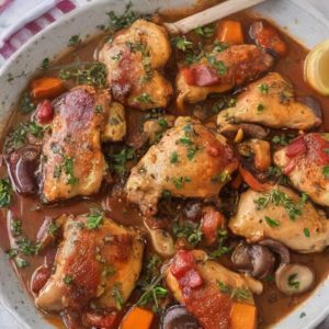 Wine And Mushroom Chicken