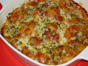 Potatoes In Tomato Sauce Cheese